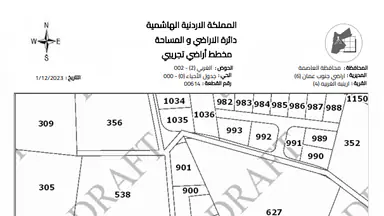 أرض - ارينبة الغربية, خلف مجلس محلي ارينبة الغربية - 18000 دأ